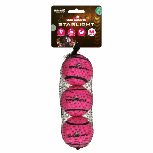 298105 Dog comets Starlight Tennisbal M Roze 3st