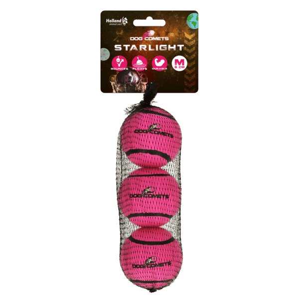 298105 Dog comets Starlight Tennisbal M Roze 3st
