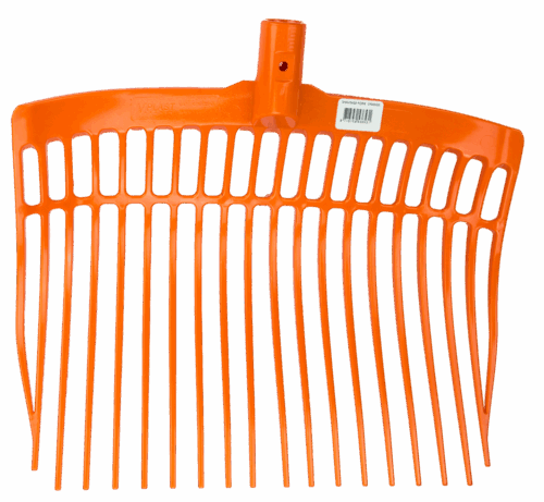 298110 Mestvork kunststof oranje zonder steel