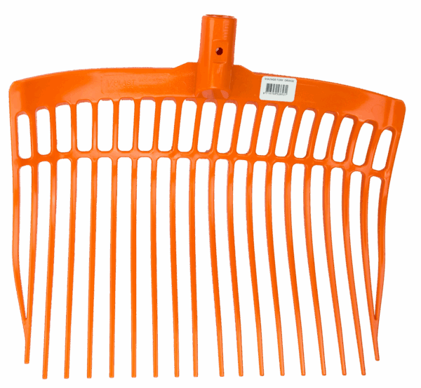298110 Mestvork kunststof oranje zonder steel