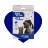 Eat Slow Live Longer Lick Mat Lovely Blue