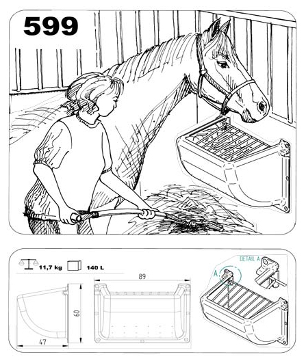 298156 Hooi Slow Feeder 140 ltr KS