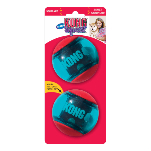 KONG Squeezz Action Red Large