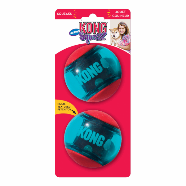 KONG Squeezz Action Red Large