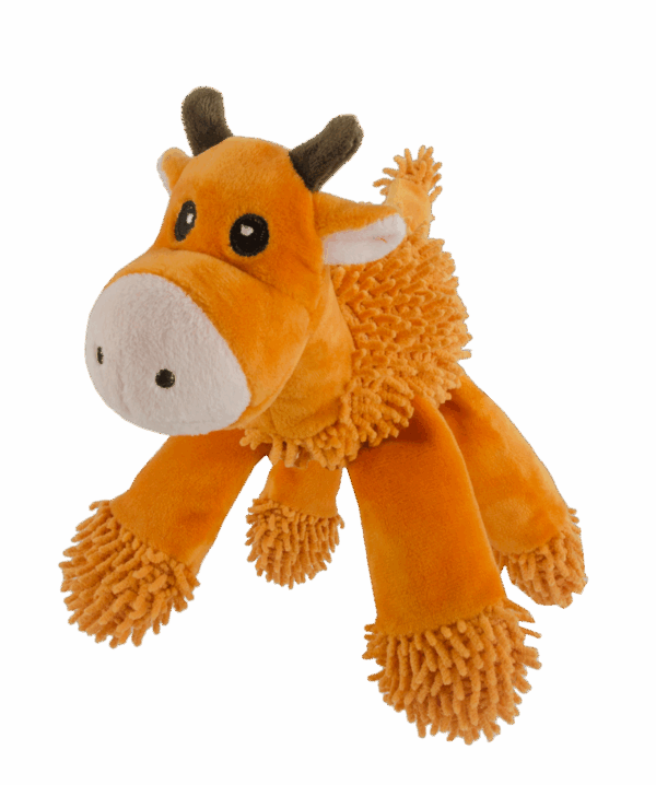 298544 Fuzzle Giraffe with 5 squeakers