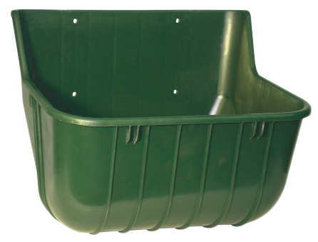 298587 Voerbak RH + antimorsrand 15 ltr EG