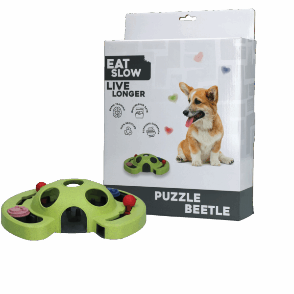 298707 Eat Slow Live Longer Puzzle Beetle