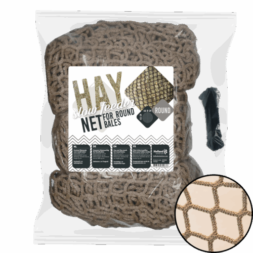 299123 Hay Slowfeeder net speciaal voor ronde baal