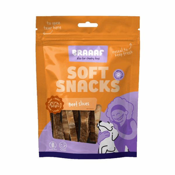 Braaaf Beef Steak Slice with fish 12 cm