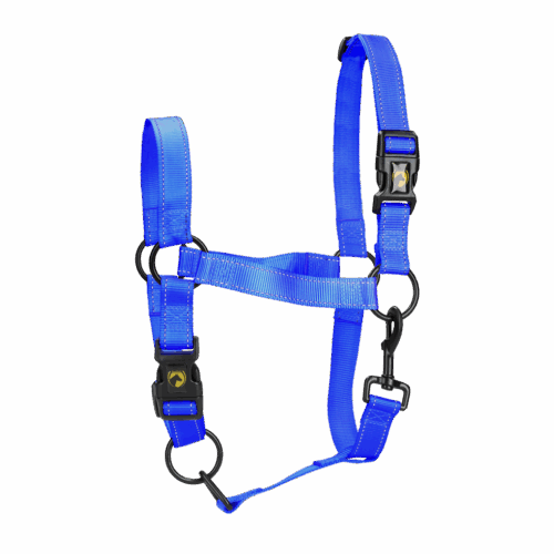 Excellent Horse Premium Halster XL Full Blauw