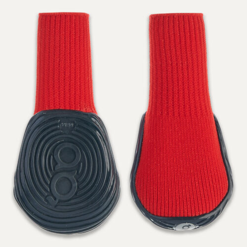 299393 Gooeez Regular Dog Boots (2-pack) 2XL Red/Black