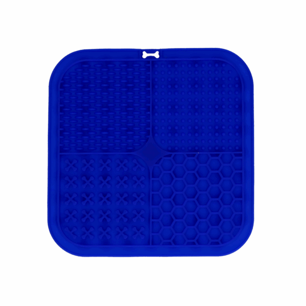 Eat Slow Live Longer Lick Mat Quad Red