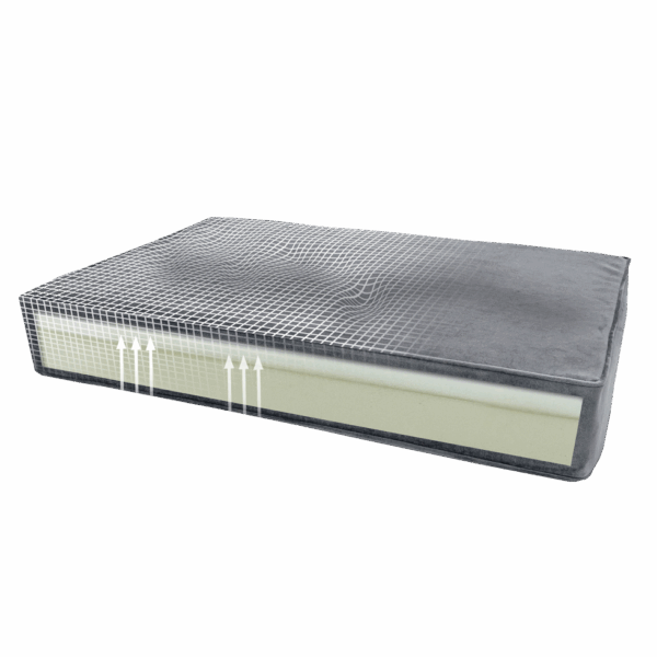 Madison Orthopedisch kussen Velvet groen S