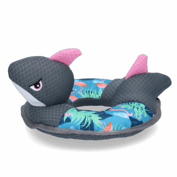 300127 CoolPets Ring o' Sharky (Flamingo)