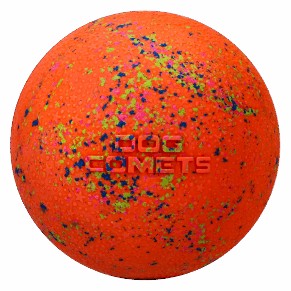 300181 Dog Comets Ball Stardust Oranje S