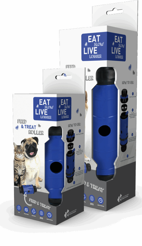 300396 Eat Slow Live Longer Feed and Treat L Blauw