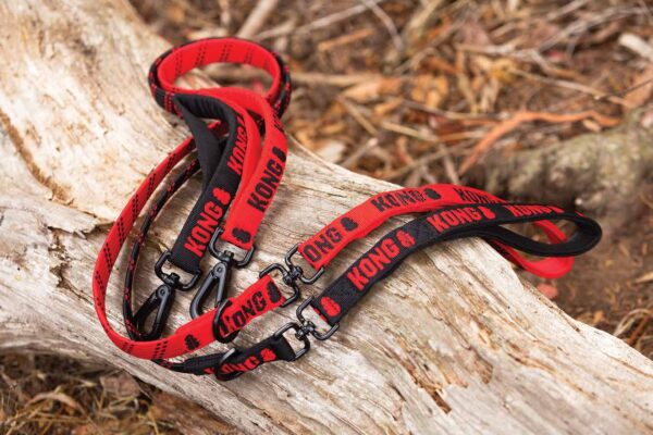 300414 KONG Zero-shock leash One Size Red