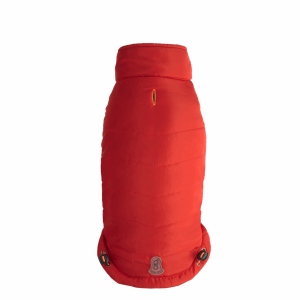 300601 Gooeez Mock Neck Signature Jacket 2XS Red/Black