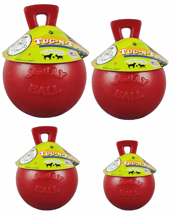 300638 Jolly Tug-n-Toss 15 cm Rood