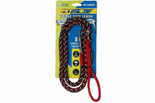 300946 Triple Safe 4ft Leash Rood