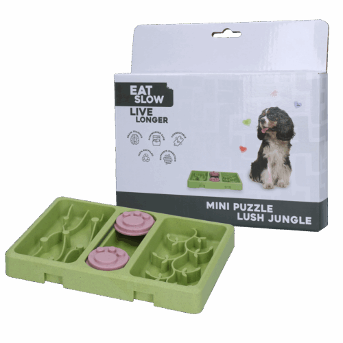 301127 Eat Slow Live Longer Mini Puzzle Lush Jungle