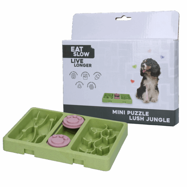 301127 Eat Slow Live Longer Mini Puzzle Lush Jungle