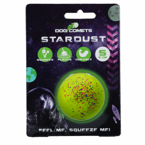 301187 Dog Comets Ball Stardust Groen S