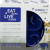 Eat Slow Live Longer Tumble Feeder Blue