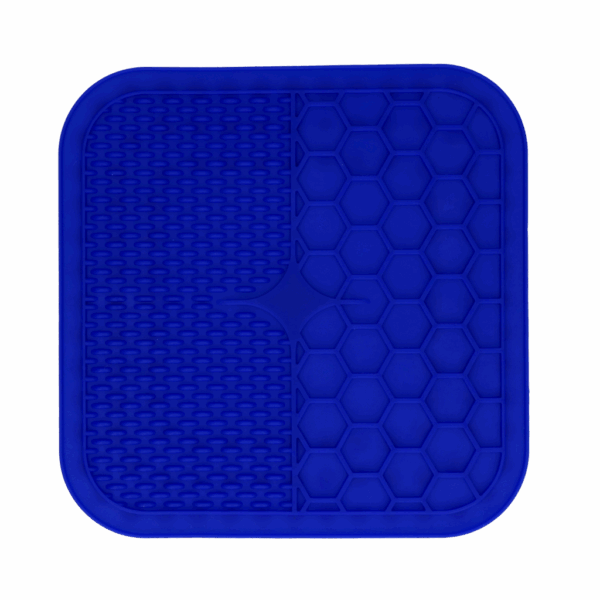 301204 Eat Slow Live Longer Lick Mat Duo L Red