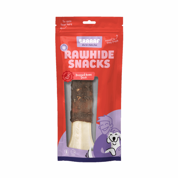 Braaaf Pressed Duck Bones 20 cm (1 pcs)