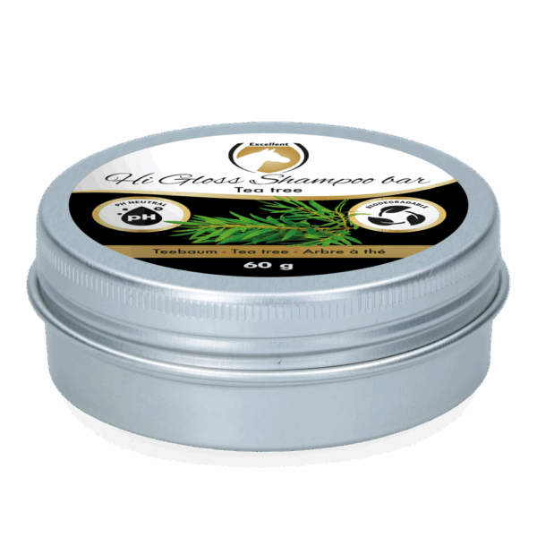 301246 Excellent Horse Hi Gloss Shampoo Bar Tea Tree 60 g