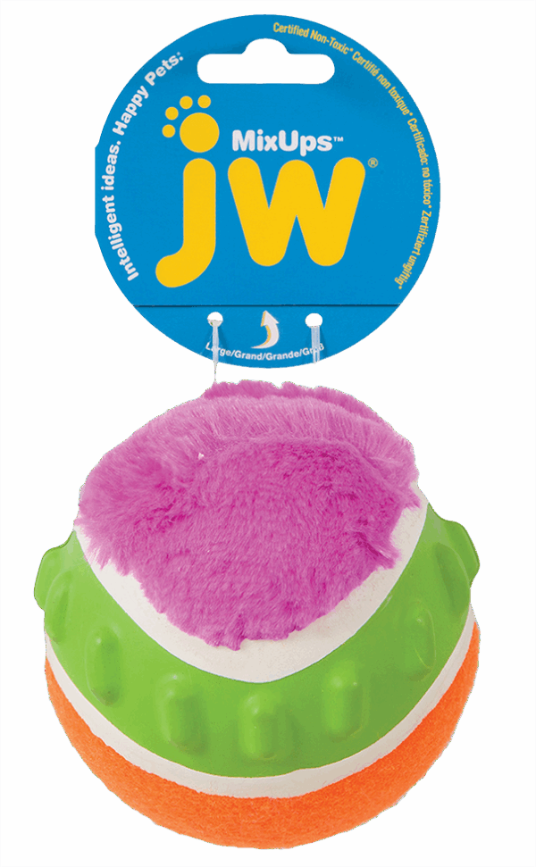 301249 JW Mixups Ribbed Ball L 10 cm