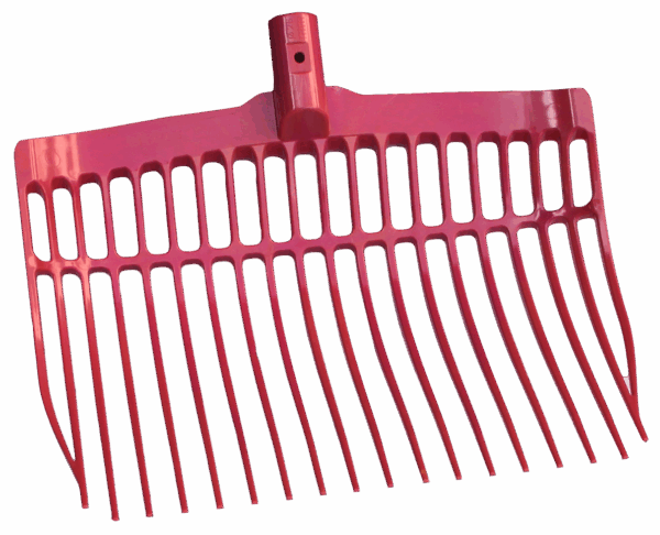 301270 Mestvork kunststof roze zonder steel