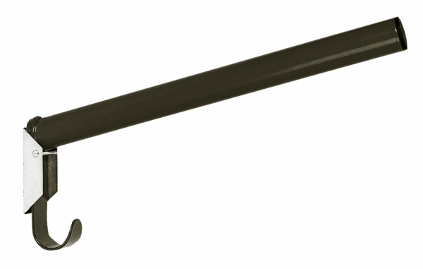 301635 Zadelhouder 44cm rond metaal zwart