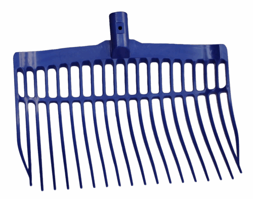 301786 Mestvork kunststof blauw zonder steel