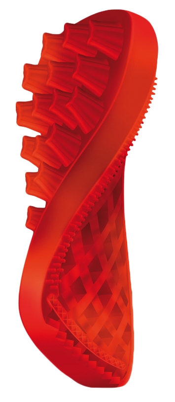 301864 Pet+Me Dog Long Hair Brush Red