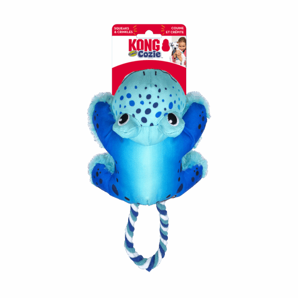 302028 KONG Cozie Tuggz Frog Sm/Md