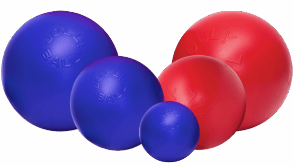 Jolly Ball Push-n-Play 15cm blauw