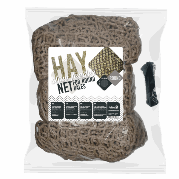 302457 Hay Slowfeeder net speciaal voor ronde baal