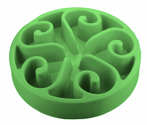 302622 Eat Slow Live Longer Original Green L