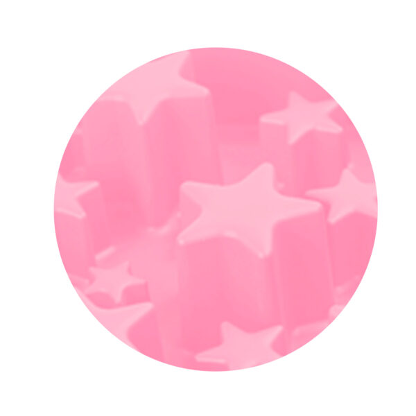 302744 Eat Slow Live Longer Star Pink S