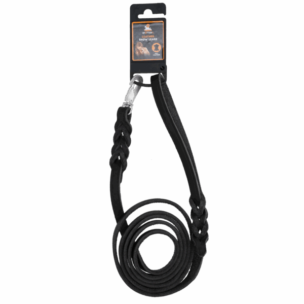 302819 Spotted! Pro Leren Showlijn Zwart Kliphaak 1x180cm