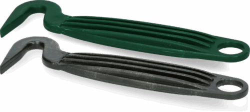 Hoefkrabber kunststof groen