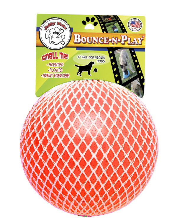 303033 Jolly Ball Bounce-n Play 15cm Oranje (Vanillegeur)