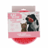 Eat Slow Live Longer Lick Mat Wobble Bowl Pink