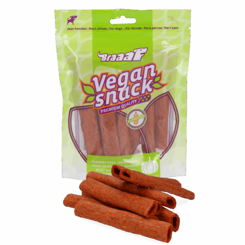 303163 Braaaf VEGAN snack pompoen stick 80 g