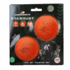 Dog Comets Ball Stardust Oranje M 2-pack