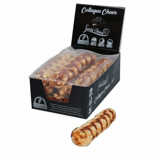 303363 Luna’s Choice Collagen Braid Salmon Large