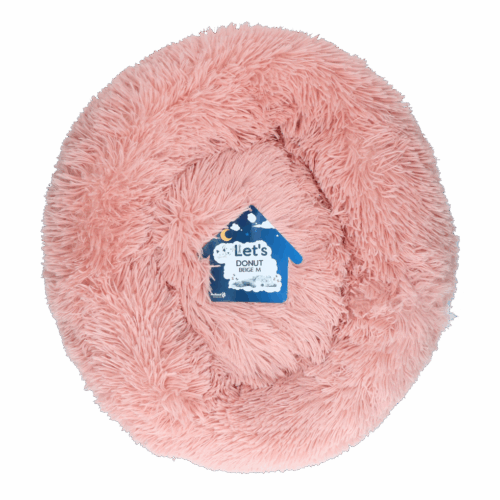 303385 Let's Sleep Donut 50 cm Beige Roze