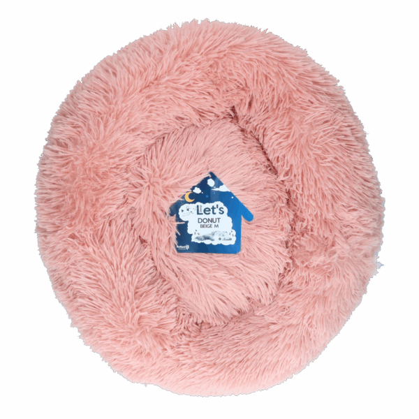 Let's Sleep Donut 50 cm Beige Roze